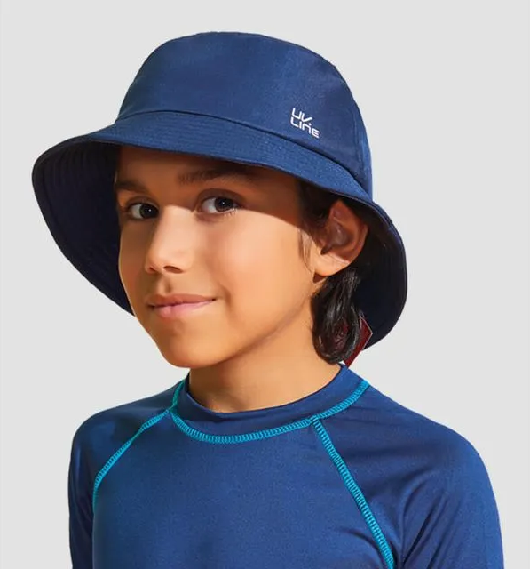 Chapéu Basic Kids Azul Marinho com Proteção Solar UV