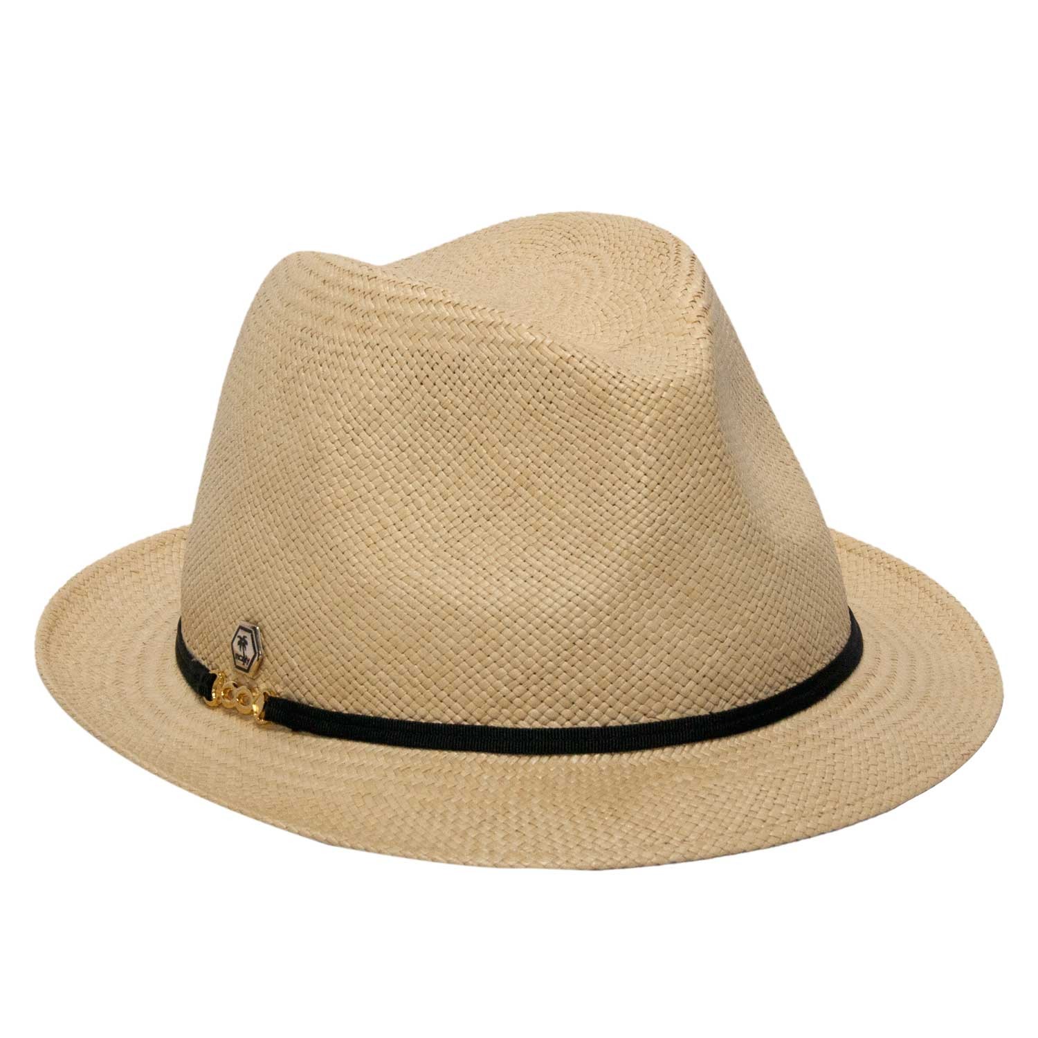 Chapéu Panamá Feminino Fedora Bege