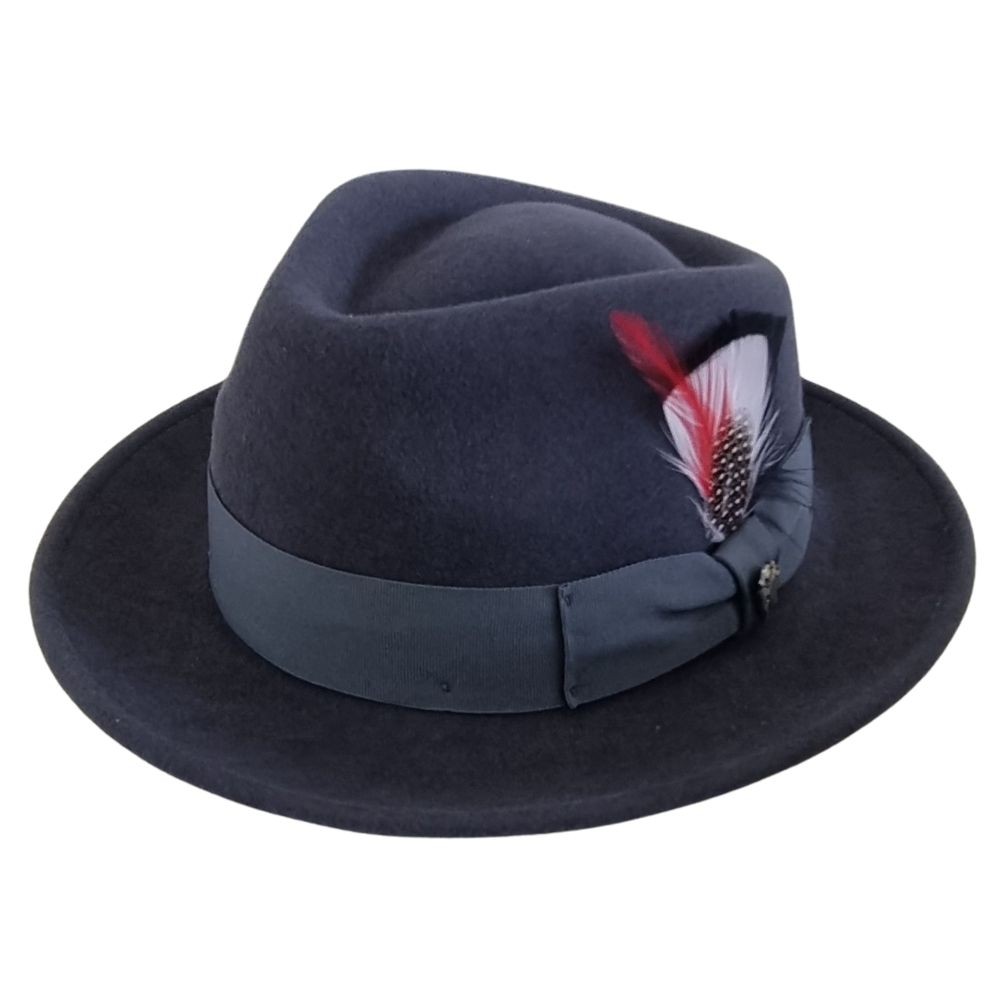 Comprar Online | Chapéu Fedora Quick Step Dark Grey Bigalli Maria