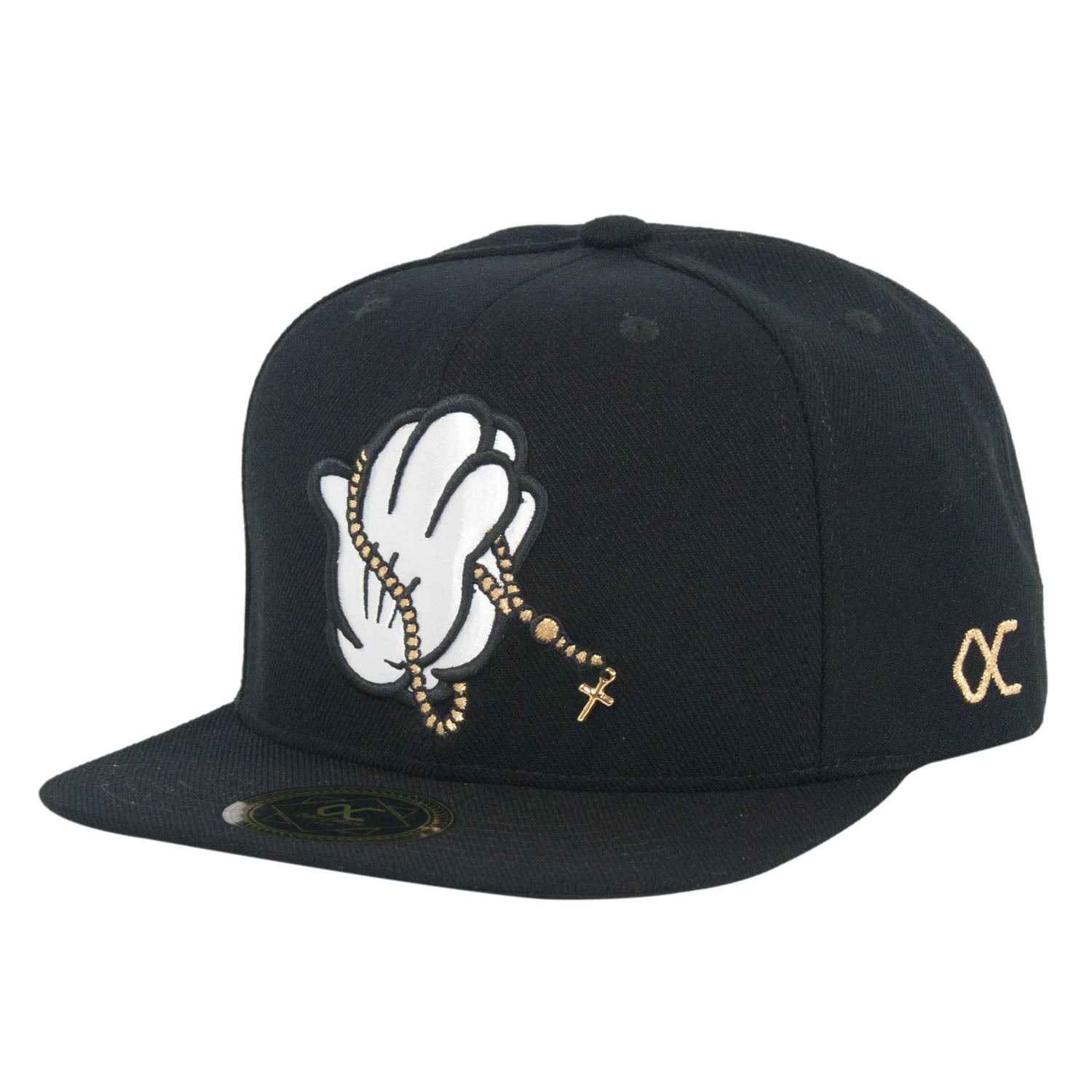 BONE ABA RETA FLORAL ABA EM CAMURCA BEJE_S00BR005 - BONE ABA RETA FLORAL ABA  EM CAMURCA BEJE - Tag Letreiro 13