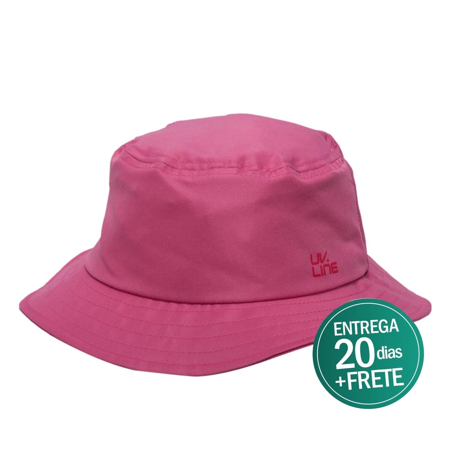 Chapéu Basic Kids Rosa- Proteção Solar UV
