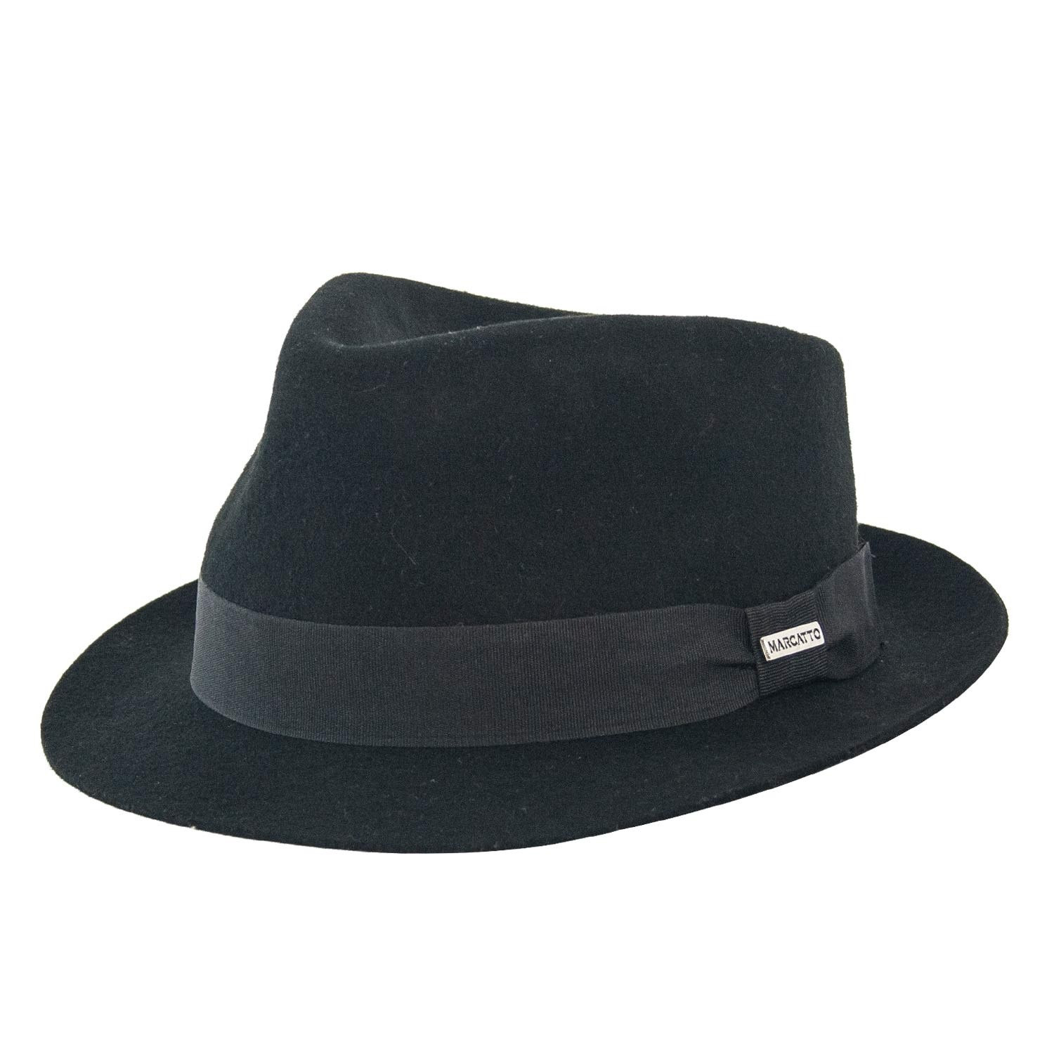 Chapeu fedora gangster preto