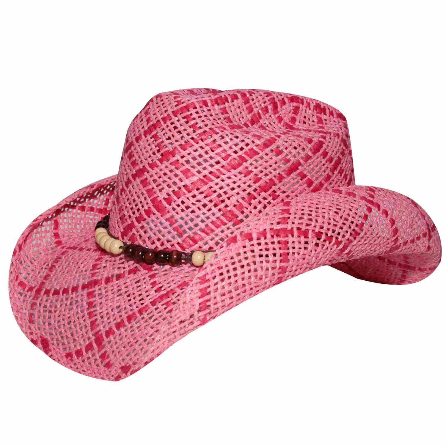 Chapéu country feminino rosa Clearance