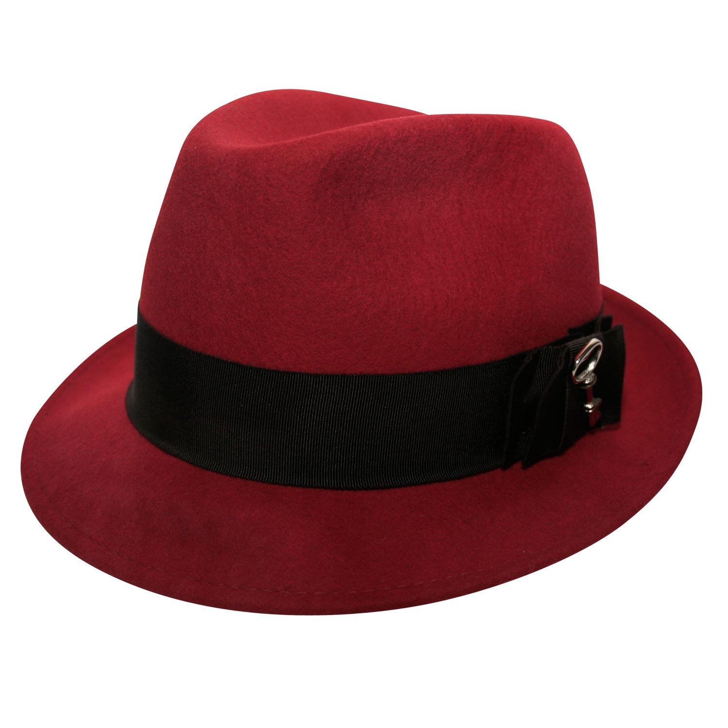 Chapéu Fedora Pralana Classic Giovanni Vermelho