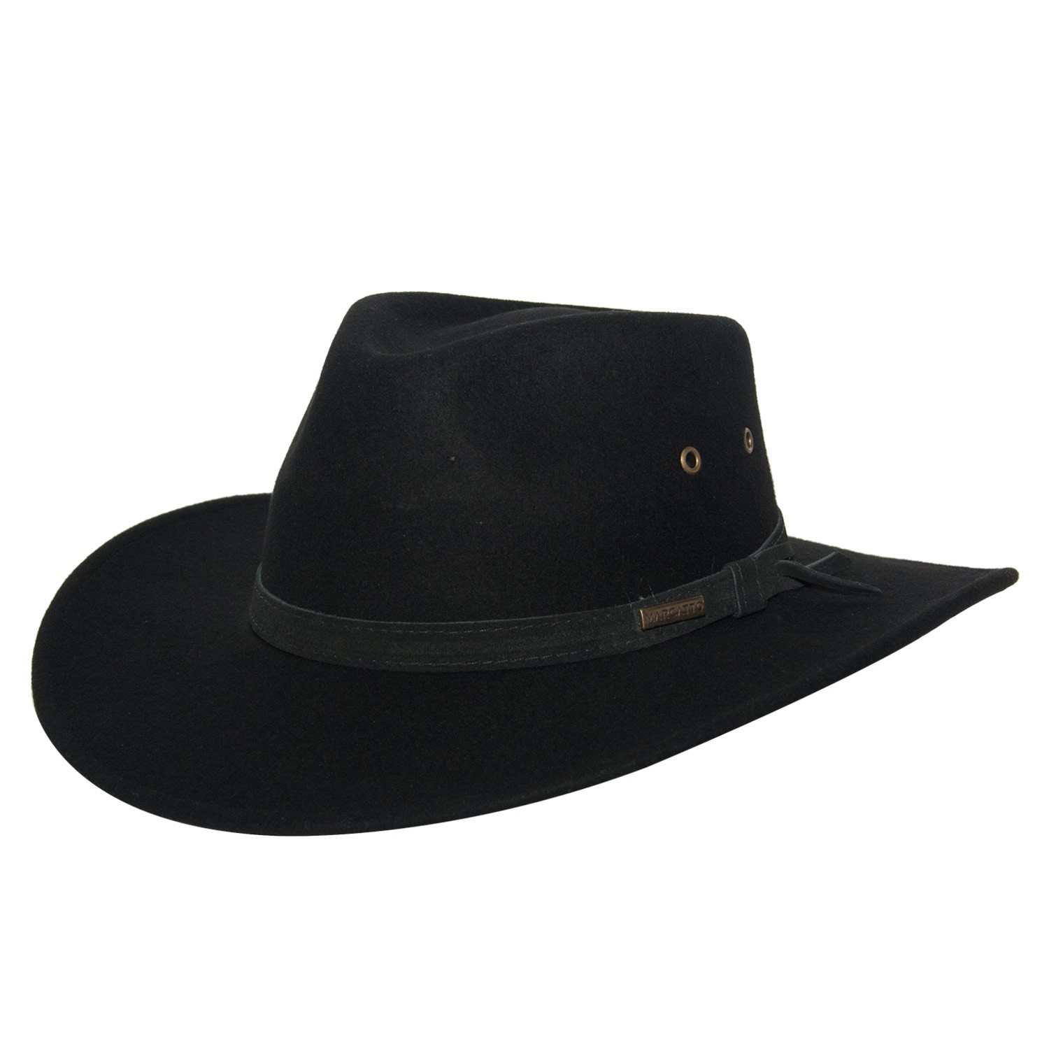 Chapéu Masculino Feltro Django Preto