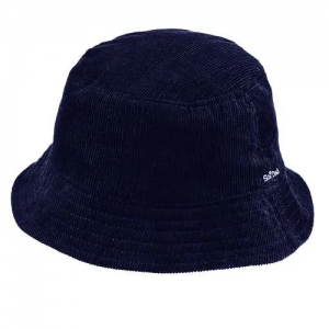Chapéu Bucket Tecido Veludo Azul Marinho San Doná