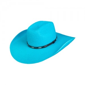 Chapéu Colors Cavaleiro II Fibra Natural Azul com Proteção UV Sibu Company